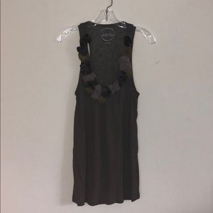 INC Flower Collar Top size Large